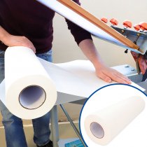 Protective Paper for screen printing machines - Adhesive - 50cm x 100m roll