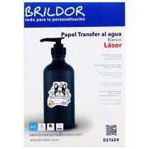 Papel transfer al agua para impresora láser
