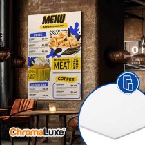Sublimable White Matt Aluminium Panels Chromaluxe