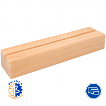 Peana de madera para paneles de hasta 4mm de grosor