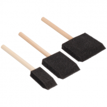 Foam Brushes - Pack of 3 Assorted