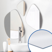 Planchas acrílicas efecto espejo
