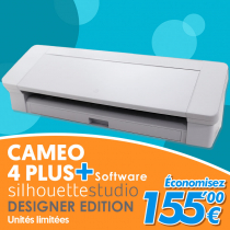 Machine de découpe Silhouette Cameo 4 Plus + Studio Designer Edition
