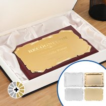 Commemorative Plaques for Laser Engraving & Case