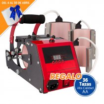 Plancha para tazas 4 en 1 Brildor XH-T4