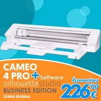 Machine de découpe Silhouette Cameo 4 Pro + Business Edition