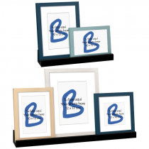 Photo Frames with Shelves - Kit of 7 Pieces