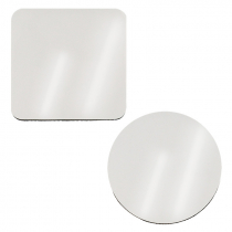 Sous-verres carton sublimable avec base caoutchouc