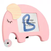 Portafotos infantiles madera DM Elefante