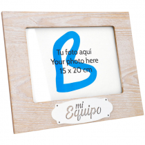 Photo Frame text Mi Equipo