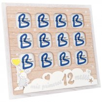 Photo Frame text Mis Primeros 12 Meses