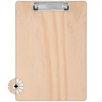 Portapapeles madera sublimable con pinza para montar