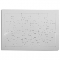 Puzzle sublimable avec cadre - 24 pièces - Carton - Détails puzzle vierge