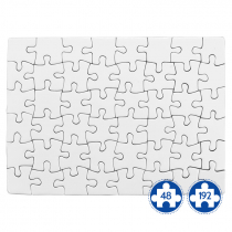 Puzzles en carton de 48 et 192 pièces sublimables
