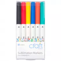 Set 6 rotuladores Craft Express para sublimación