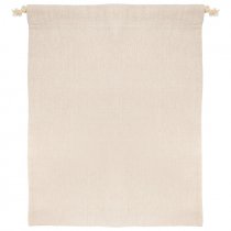Sac sublimable en tissu simili lin.