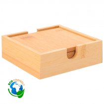 Bamboo Coaster Set for Engraving