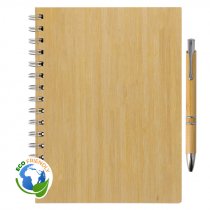Bamboo Notebook & Pen Set
