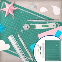 Kits pour loisirs créatifs - Tapis de découpe A4 et cutter