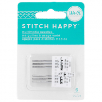 Aiguilles pour machine à coudre Stitch Happy We R - Lot de 6 unités