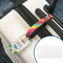 Sublimation Plastic Luggage Card 4,5x9