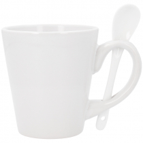 Mug conique sublimable avec cuillère
