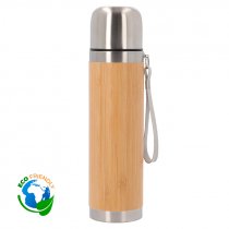 Gourde thermos inox et bambou 420ml