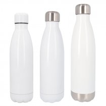 Gourdes isothermes inox blanc sublimables