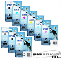 Tintas Epson UltraChrome HD para Plotter de impresión fotográfico Epson SC-P600