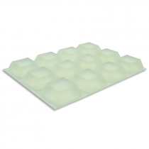 Adhesive Rubber Bumpers 19x19mm
