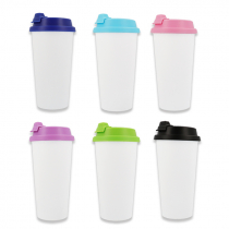 Vasos térmicos para sublimación con tapas de colores