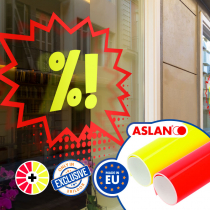 Fluorescent Self-Adhesive Cut Vinyl - FluoColour Aslan CL 70