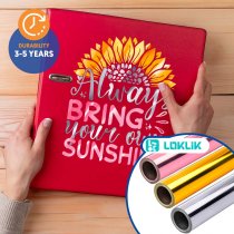 LokLik Metallic Mirror Cut Adhesive Vinyl