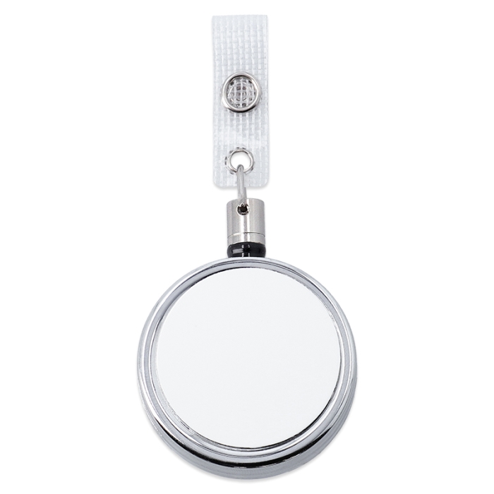 Accessoire porte-clés sublimable avec cordon rétractable