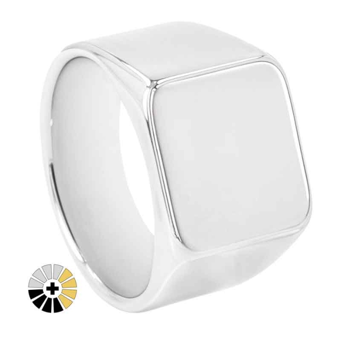 Anillos sello cuadrado para grabado Anillos sello cuadrado para grabado