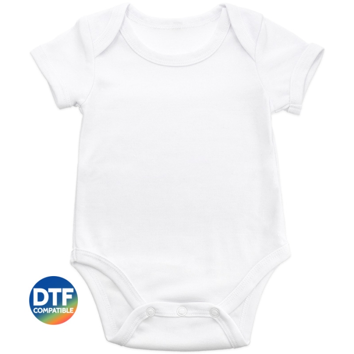 Body infantil manga corta sublimable tacto algodón