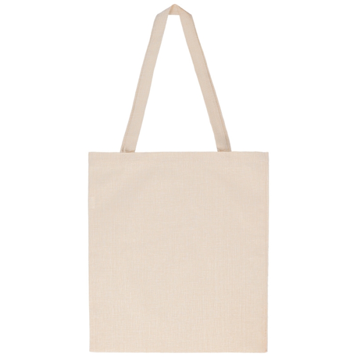 Bolsa tote símil lino sublimable Bolsa tote símil lino sublimable