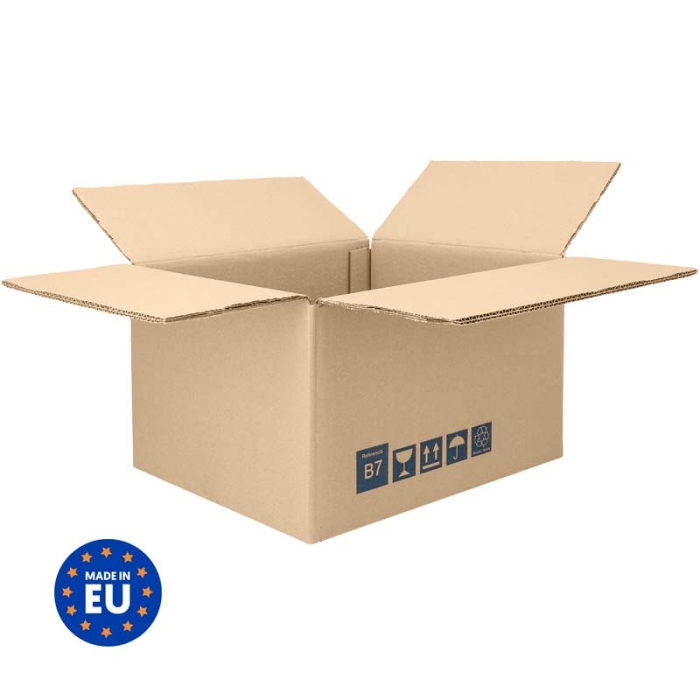 Caja B7 350 x 280 x 210 mm y Separador para botellas Caja B7 350 x 280 x 210 mm y Separador para botellas