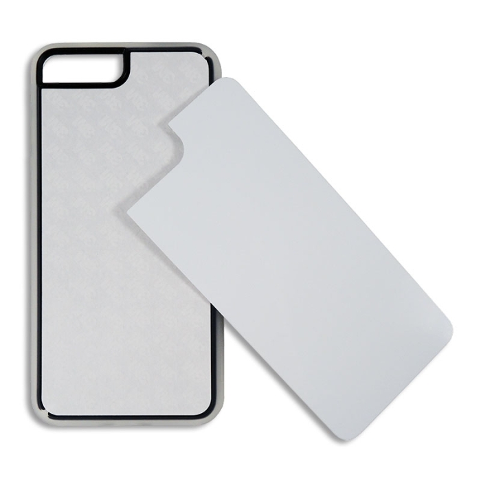Carcasa protectora transparente para iPhone 7 con placa Carcasa protectora transparente para iPhone 7 con placa