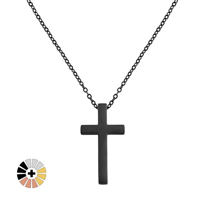 Collares colgante Cruz para grabado