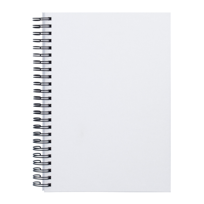 Quaderno A5 ad anelli con copertine in tessuto sublimabile Quaderno A5 ad anelli con copertine in tessuto sublimabile