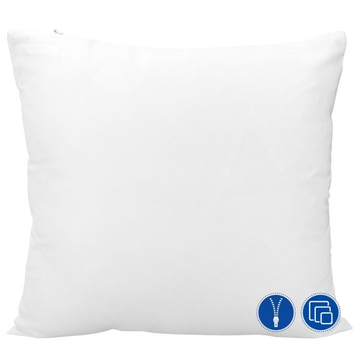 Housses de coussin en coton sublimable avec fermeture éclair Housses de coussin en coton sublimable avec fermeture éclair