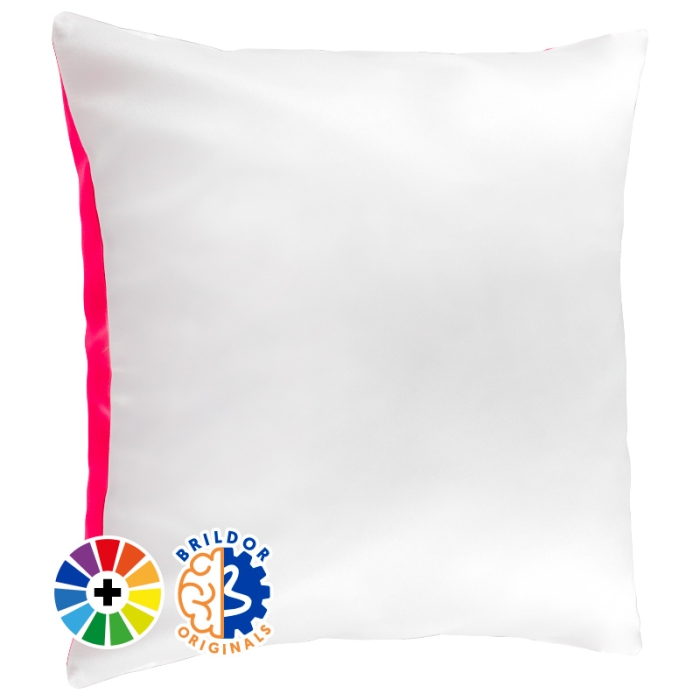 Housses de coussin simili satin sublimables avec dos couleur Housses de coussin simili satin sublimables avec dos couleur