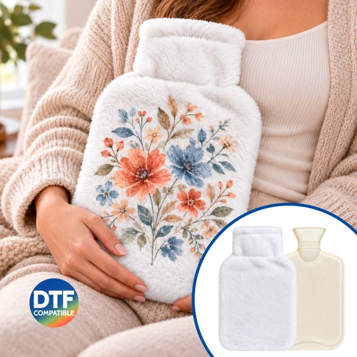 Fundas para bolsa de agua caliente tejido felpa sublimable