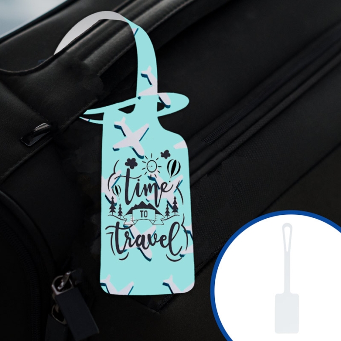 Etichette per bagagli PET sublimabile Etichette per bagagli PET sublimabile