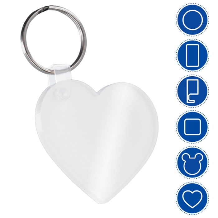Sublimatable Methacrylate Key Rings