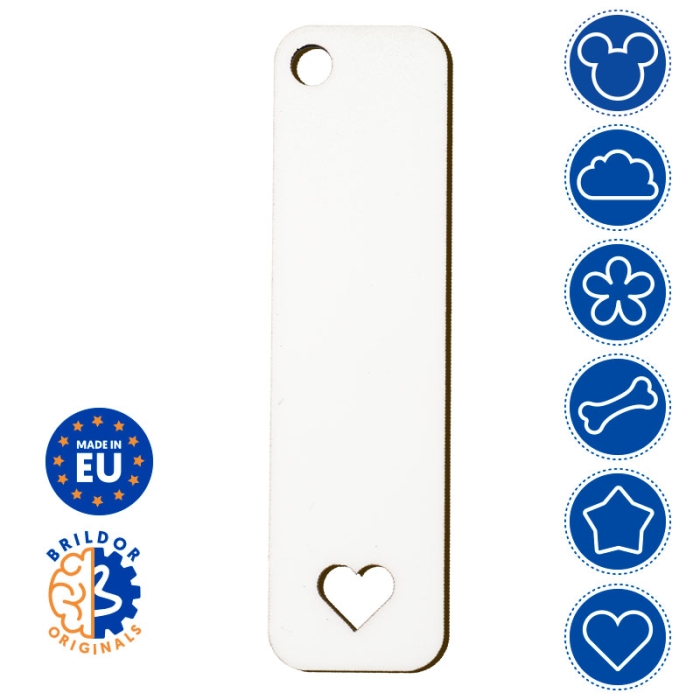 Portachiavi senza anello in legno MDF3 sublimabile doppia faccia
Portachiavi senza anello in legno MDF3 sublimabile doppia faccia