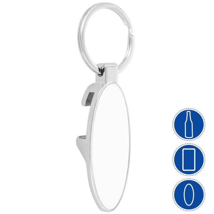 Porte-clés décapsuleur sublimatable