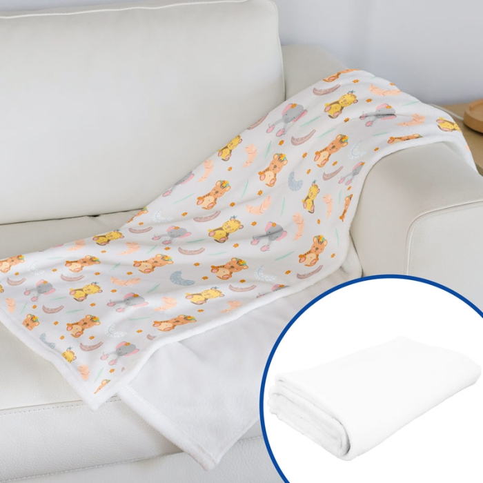 Manta para sublimación extrasuave tacto peluche Manta para sublimación extrasuave tacto peluche