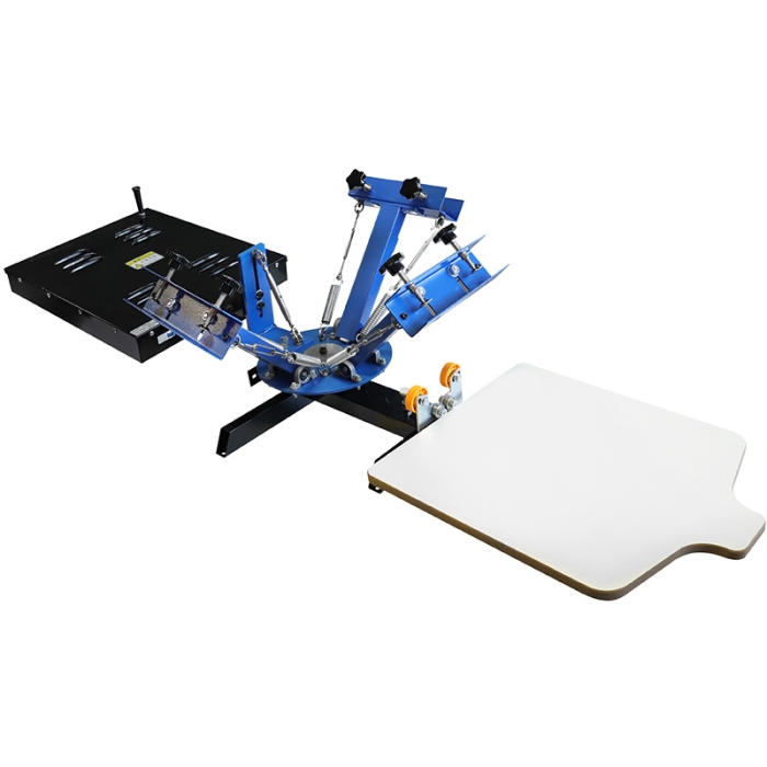 Máquina de serigrafía manual de sobremesa de 3 colores con lámpara para secado Máquina de serigrafía manual de sobremesa de 3 colores con lámpara para secado
